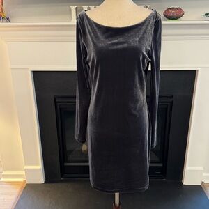 🩶 Tart Velvet Long Sleeve Sheath Dress | Size Medium
